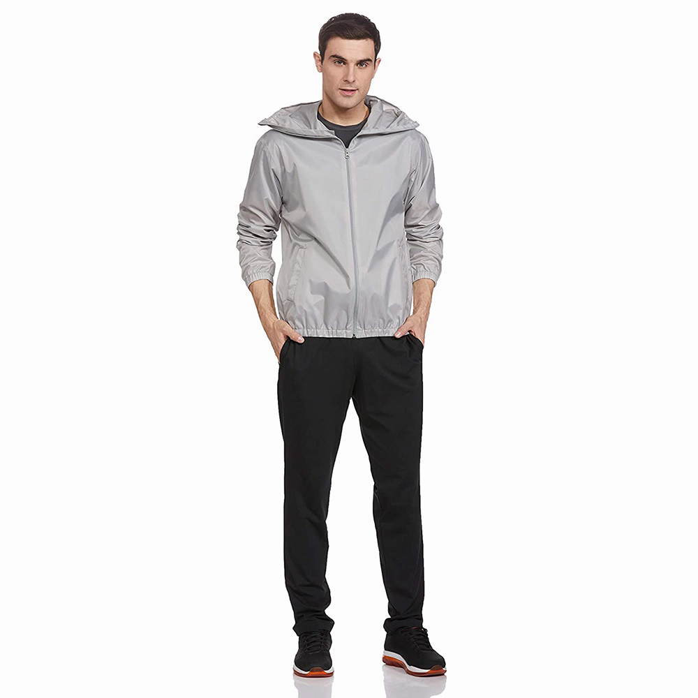 National Apparels Summer Hiking Farm Work Rain Jacket Man PU Hooded Rainsuit Pants Outdoor Hunter Fashion Mens Raincoat